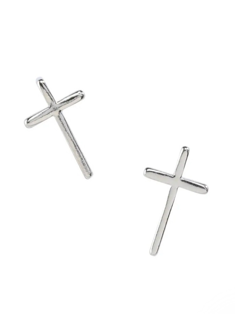Park Lane Silver Cross Earrings